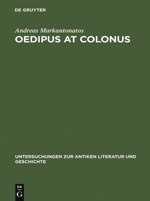 cover image of Oedipus at Colonus